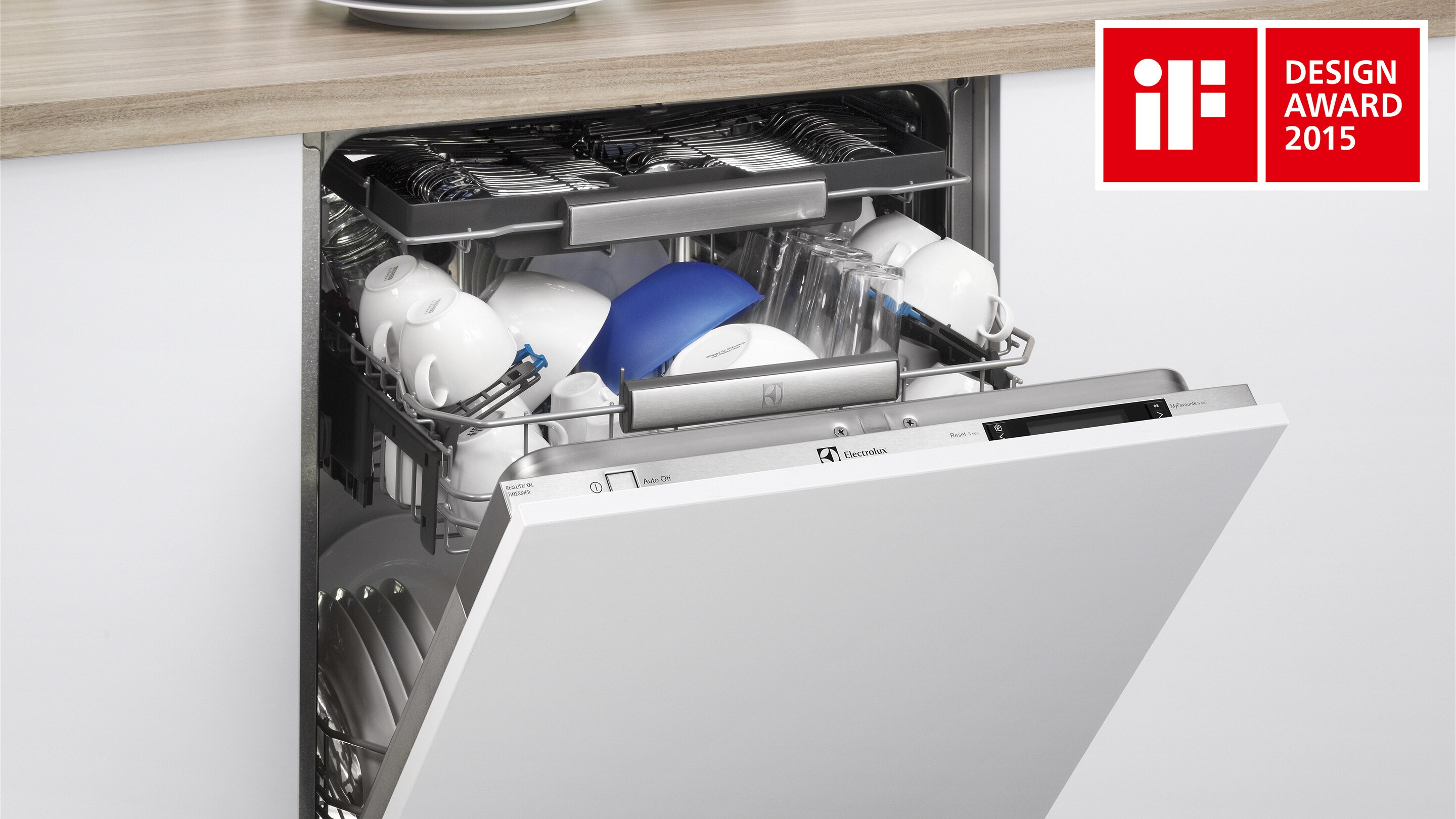 Посудомийна машина RealLife від Electrolux і дизайн логотипу iF