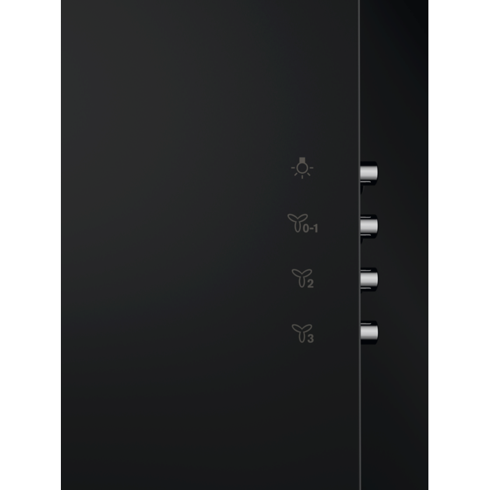 Electrolux - Black cooker hood - LFV326K