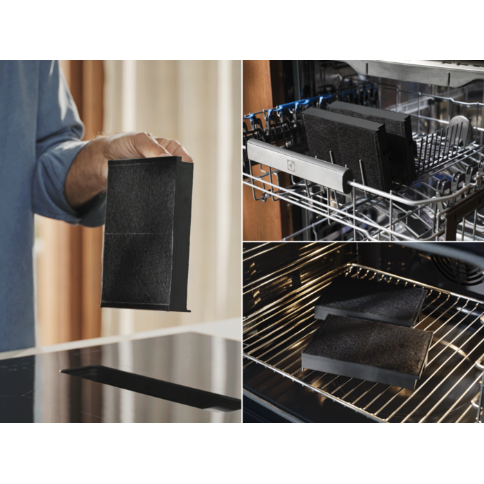 OdourClean Plus Carbon Filter can be cleaned and re-used.