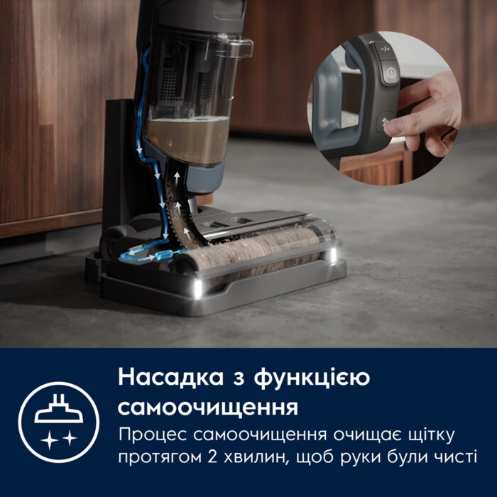 Electrolux - Акумуляторні пилососи для сухого & вологого прибирання - EW81U3DB