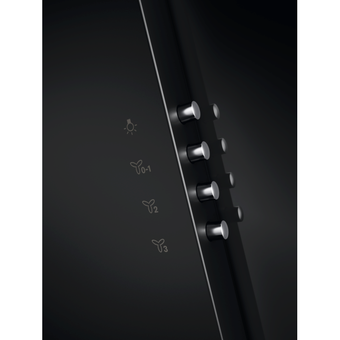 Electrolux - Black cooker hood - LFV326K
