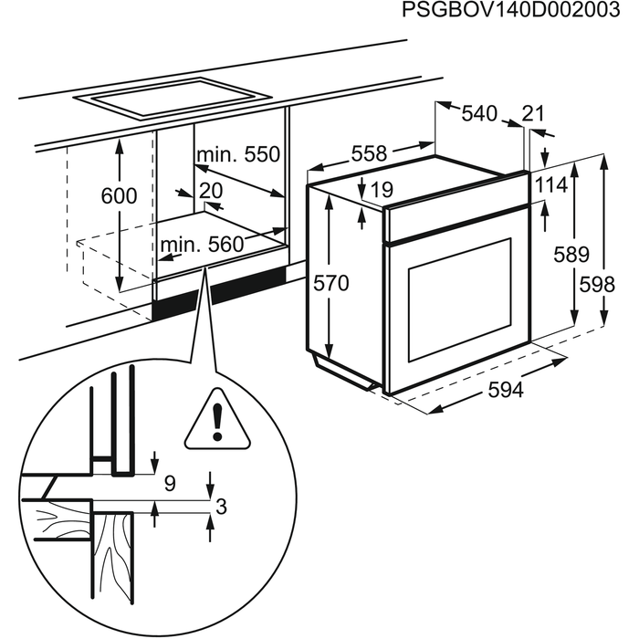 Electrolux - Духова шафа - EZC52430AX