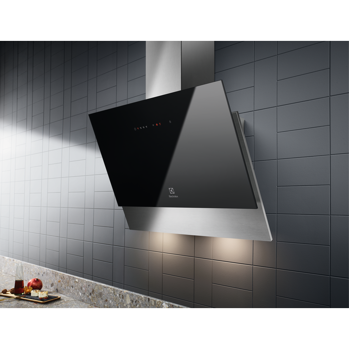 Electrolux - Black cooker hood - LFV616Y