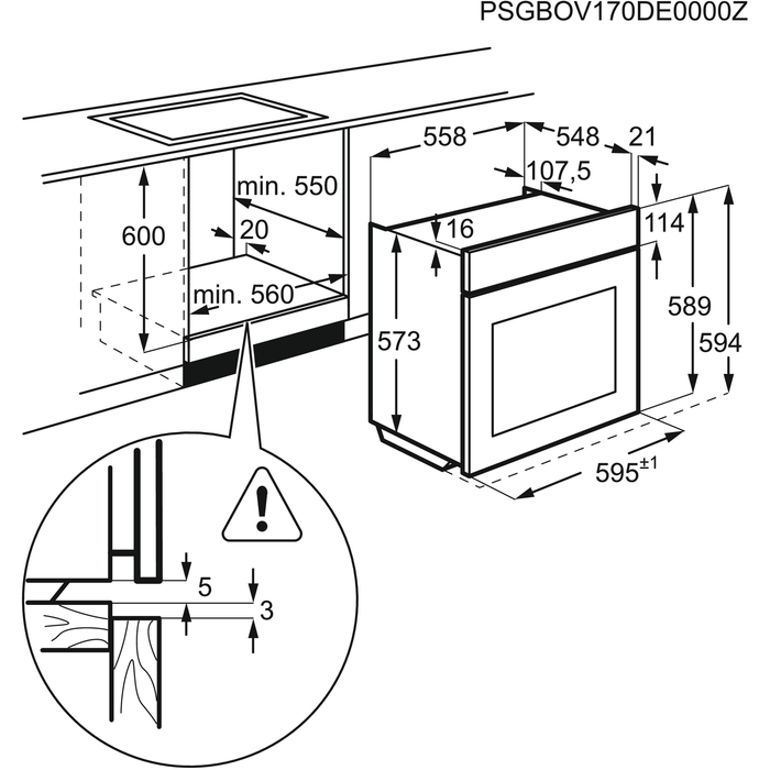 Electrolux - Духова шафа - OPEA2550V