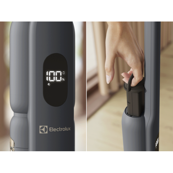 Get up to 60 minutes of runtime
 Covering up to 200 sqm on one charge.
 And with a detachable battery, extending cleaning time is simple.
