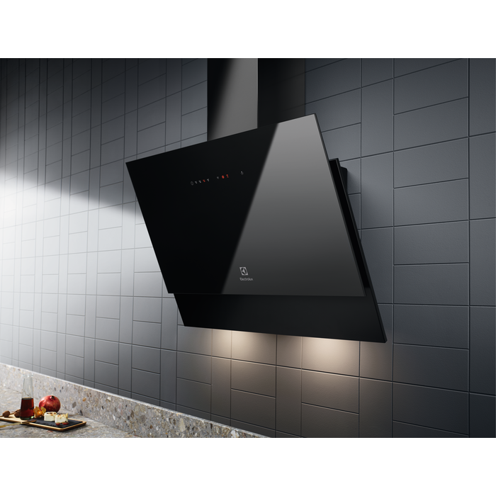 Electrolux - Black cooker hood - LFV616K