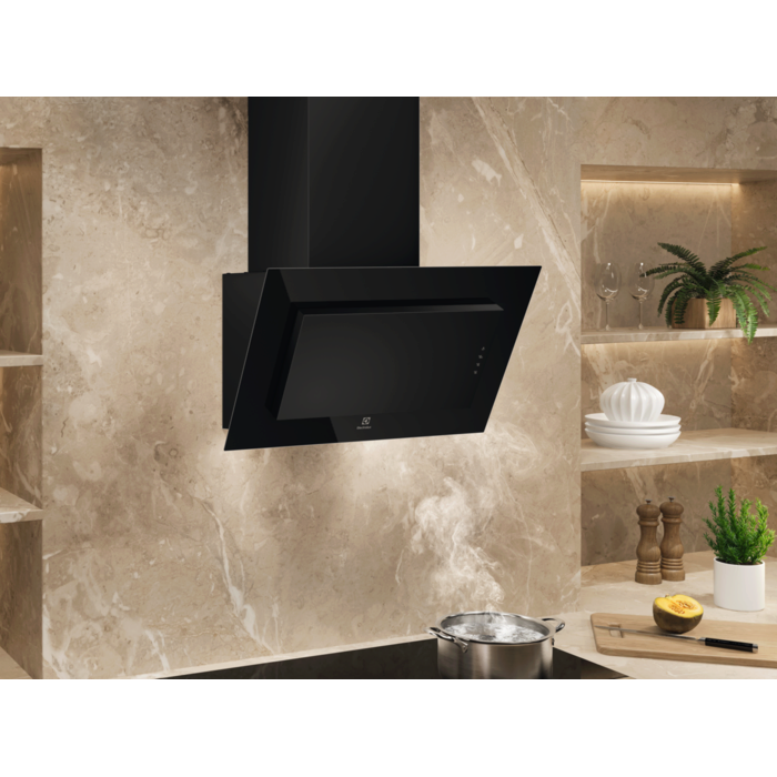 Electrolux - Black cooker hood - LFV326K