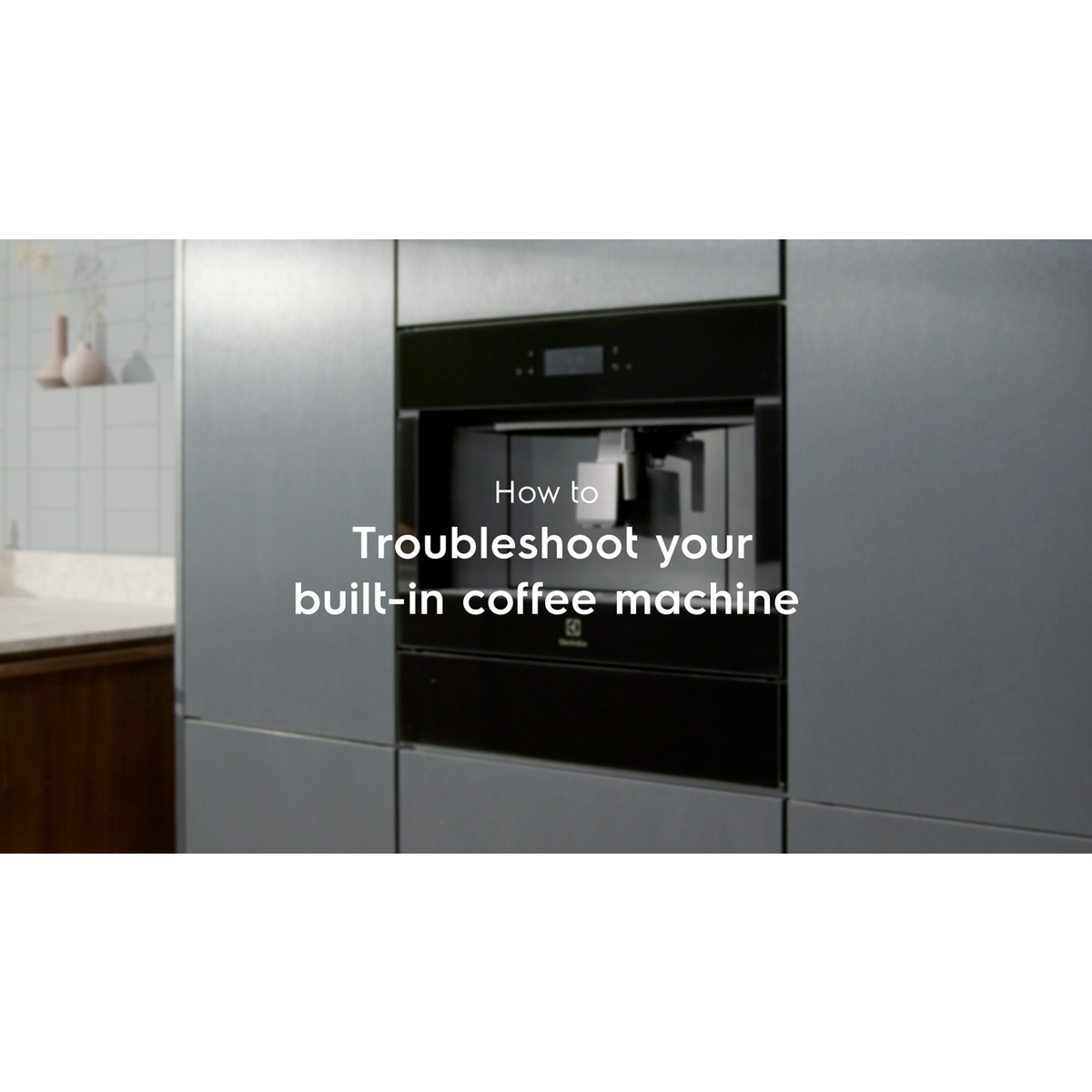 Electrolux - Встроенная кофемашина - EBC85X