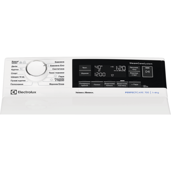 Electrolux - З вертикальним завантаженням - EW7TN3362U