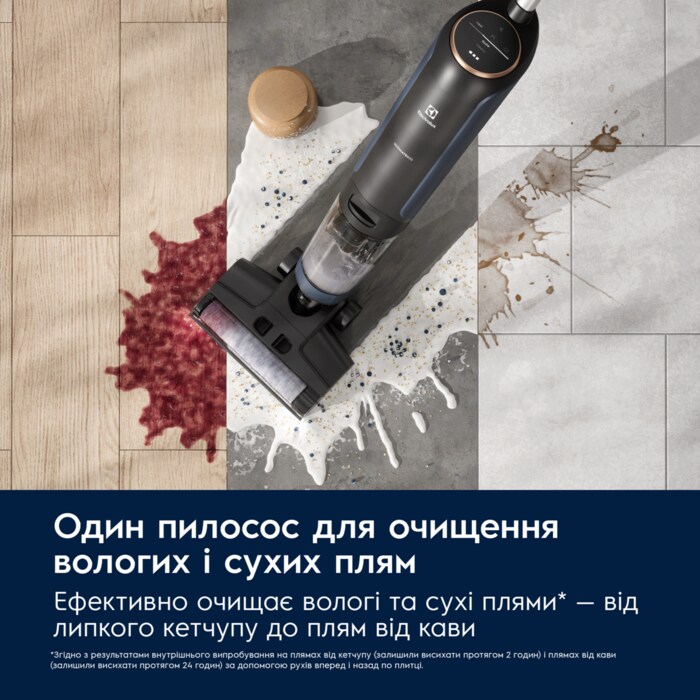 Electrolux - Акумуляторні пилососи для сухого & вологого прибирання - EW81U3DB