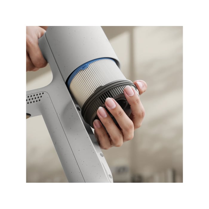 Reusable, washable post-motor filter that enhances filtration performance and releases clean air into your home.