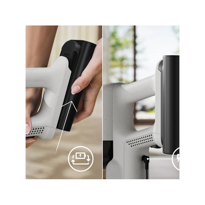 Charge right on the product – automatic protection stops overcharging