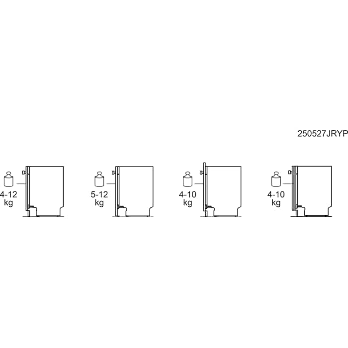 Installation Diagram with product measurements