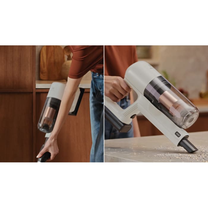 Quick release lets you switch from stick to hand unit in seconds 