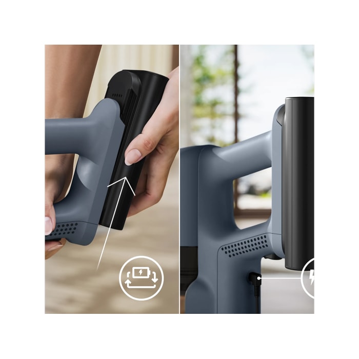 Charge right on the product – automatic protection stops overcharging