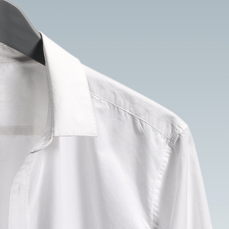 White shirt close-up