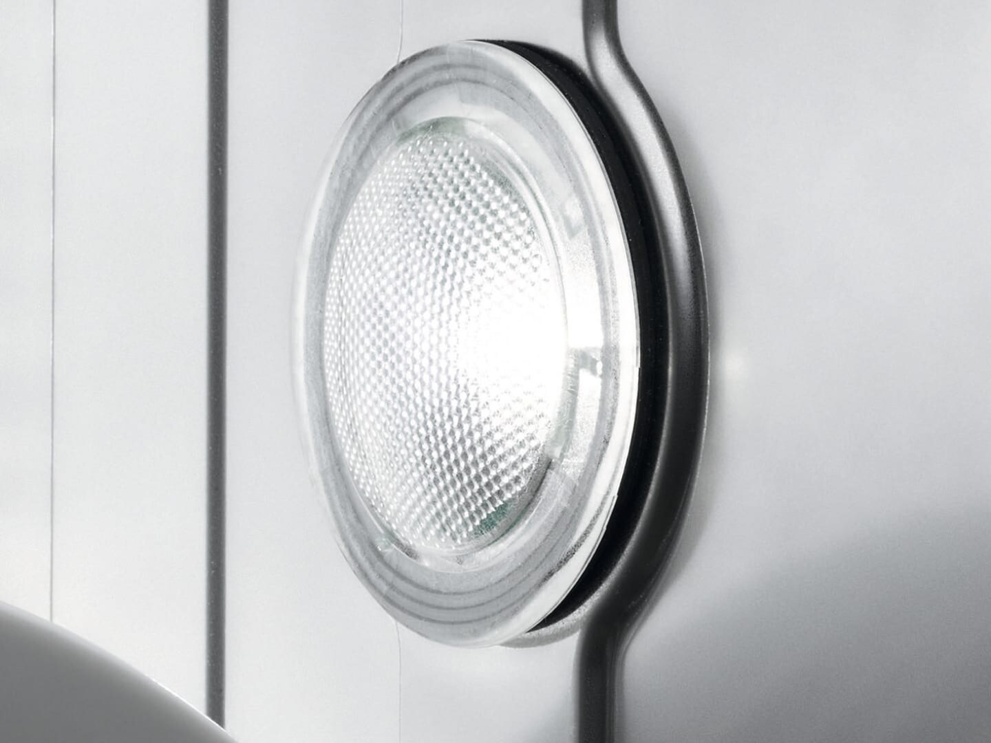 interior lamp in dishwasher