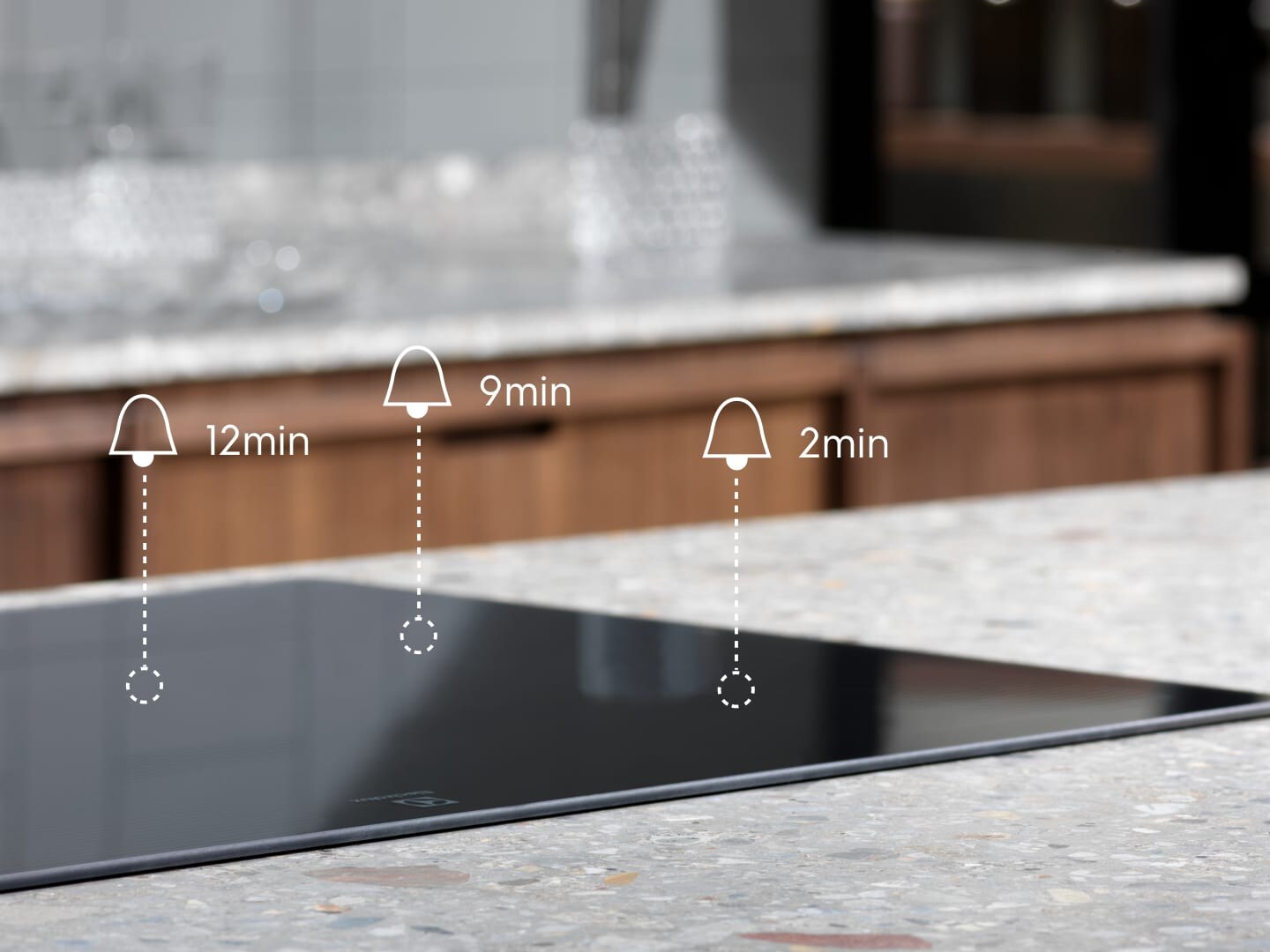 timer on kitchen hob